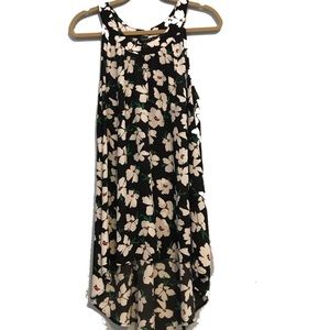 Torrid Floral Chiffon Hilo Tank Top